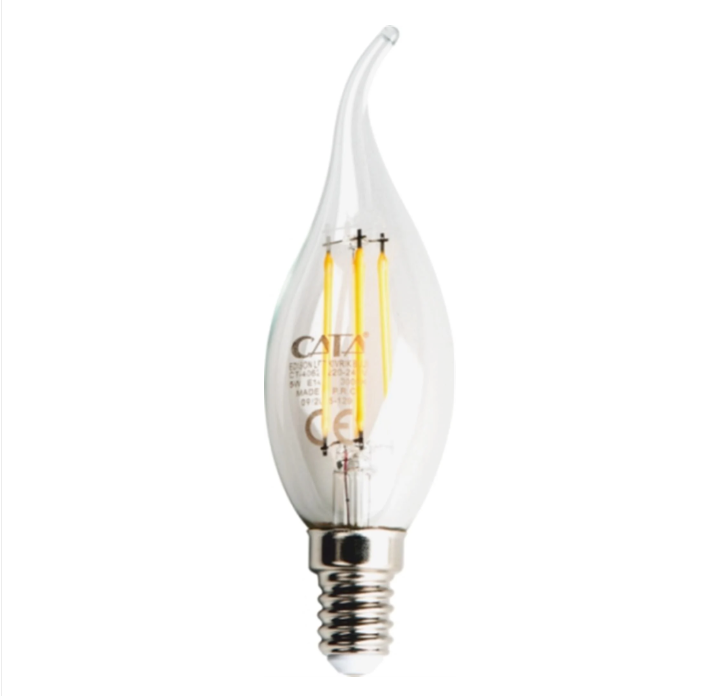 Cata 4W Led Kıvrık Buji Ampul 400 Lümen E14 Duy CT-4062 - Günışığı 3200k