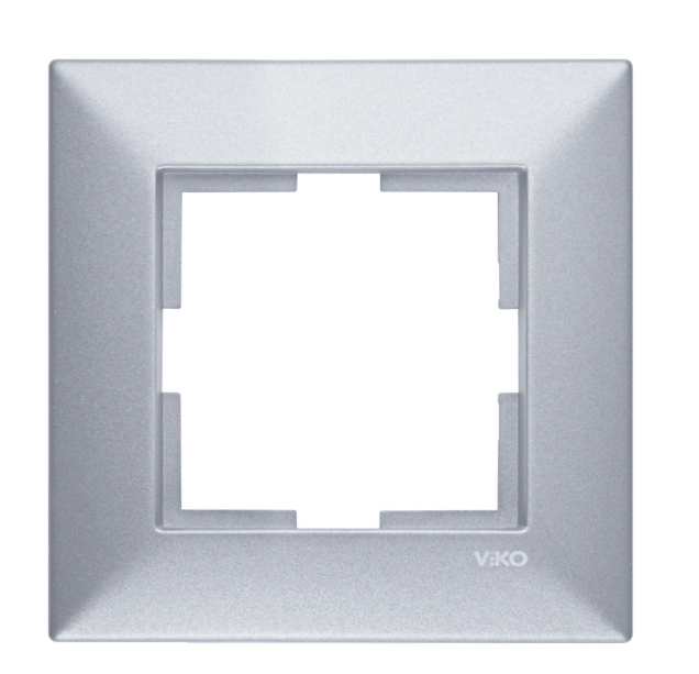 Viko Artline Trenda Gümüş Tekli Çerçeve - 92190701