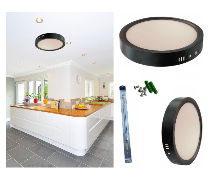 Cata 30w Sıva Üstü Yuvarlak Siyah Kasa Led Panel ct-5238