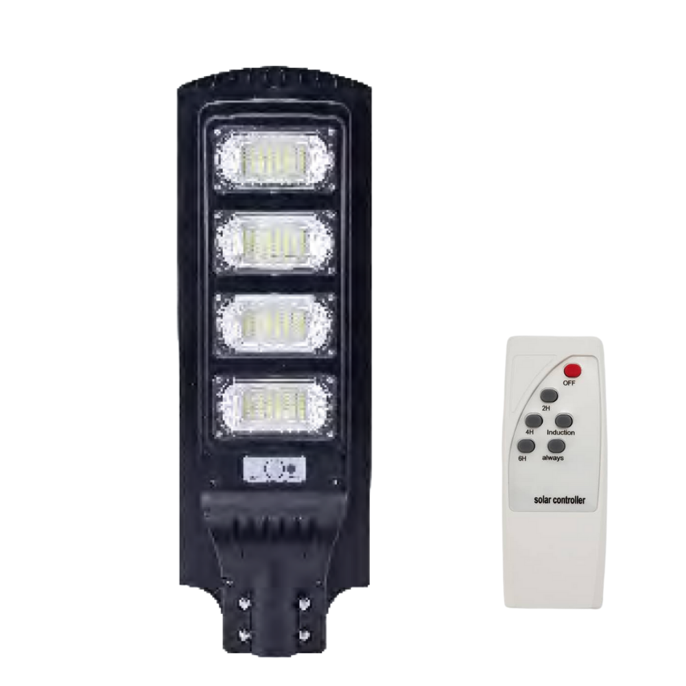 Noas 400W Beyaz Işık 6500K Sensörlü Led Kumandalı Solar Sokak Armatürü YL73-0410-S