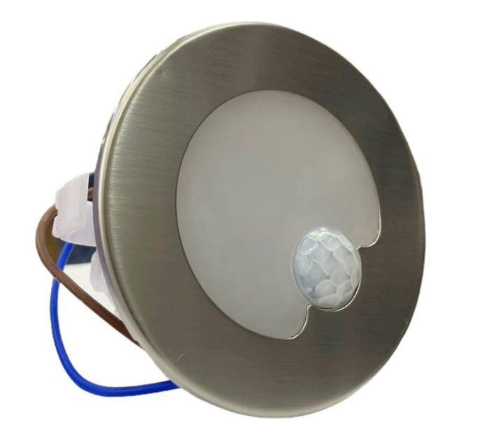 Cata 1,5W Ct-5174 Sensörlü Koridor Yuvarlak Led Aydınlatma Satin Kasa