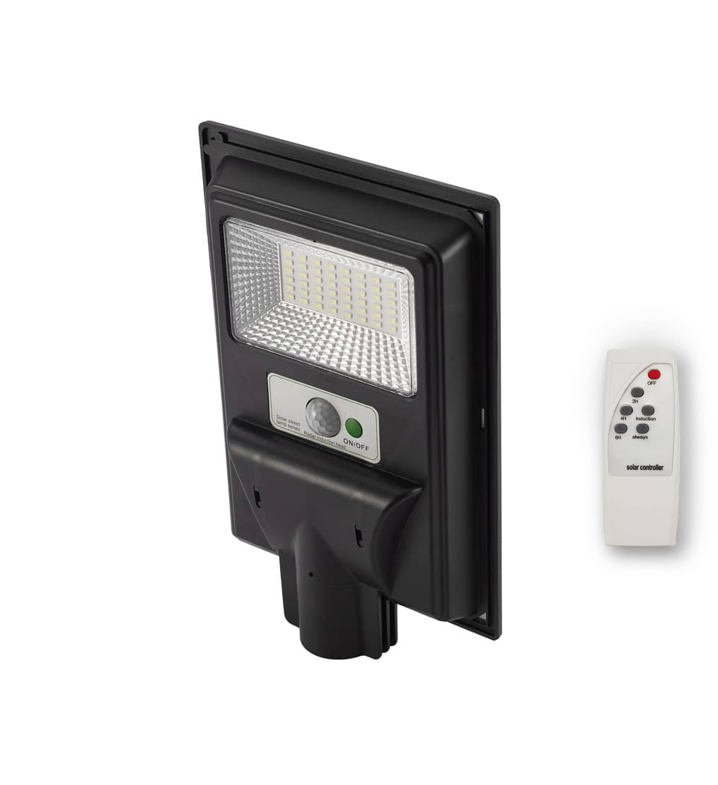 Noas 100W Beyaz Işık 6500K Sensörlü Led Kumandalı Solar Sokak Armatürü YL73-0100-S