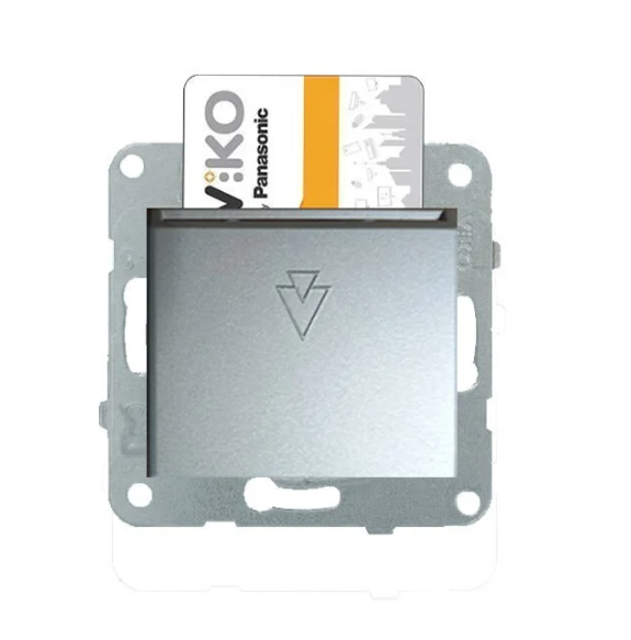 Viko Artline Novella Metalik Beyaz Enerji Saver Mekanik Anahtarlı 230 Volt Çerçevesiz 92605625